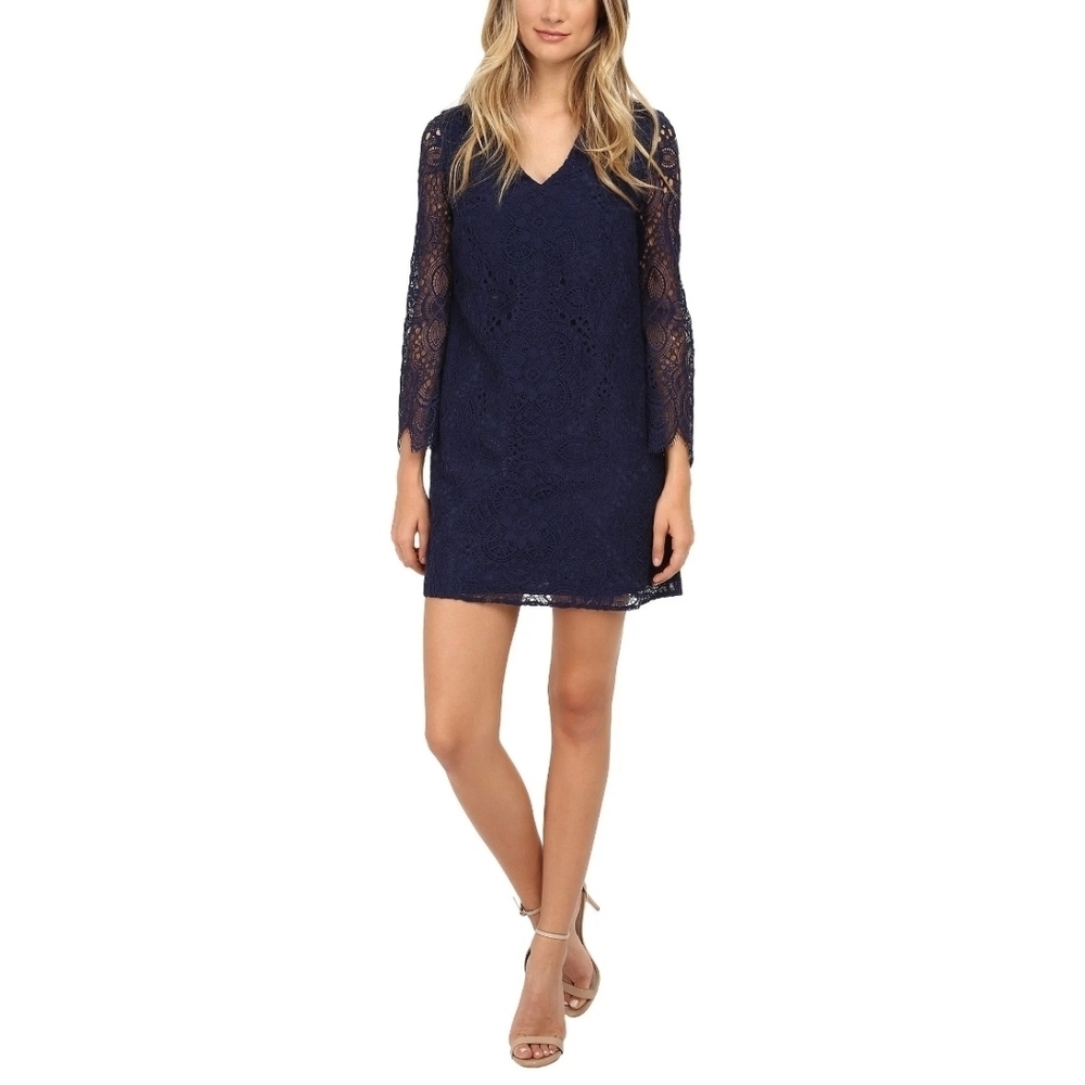Elegant IKKS blue dress New with tags - Picture 1 of 10